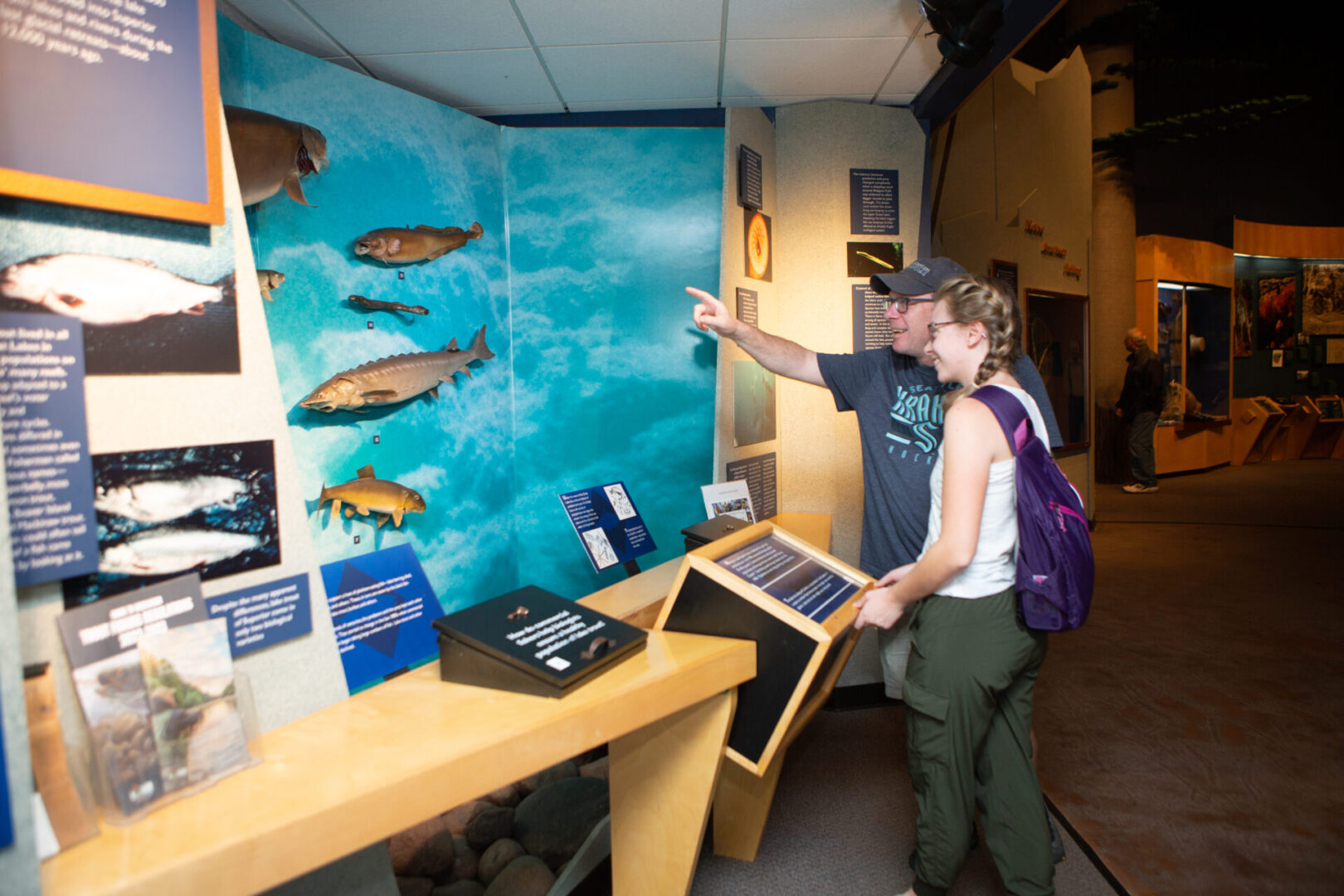 Exhibit Hall Fish Display